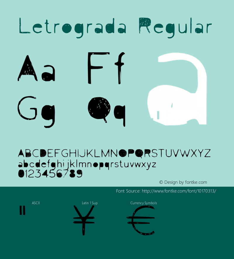 Letrograda Regular v1.0图片样张