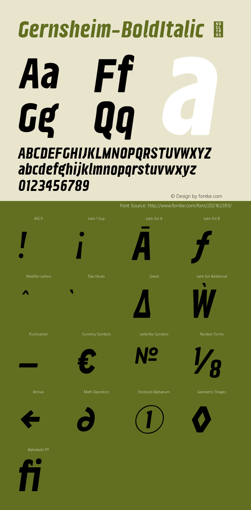 ☞Gernsheim BoldItalic Version 1.000;hotconv 1.0.109;makeotfexe 2.5.65596;com.myfonts.easy.brenners-template.gernsheim.bold-italic.wfkit2.version.5HXR图片样张