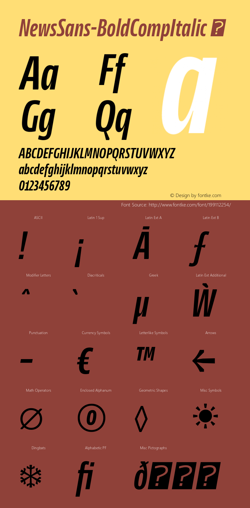 ☞NewsSans BoldComp Italic Version 1.000;com.myfonts.easy.charactertype.news-sans-compressed.bold-comp-italic.wfkit2.version.5puL图片样张