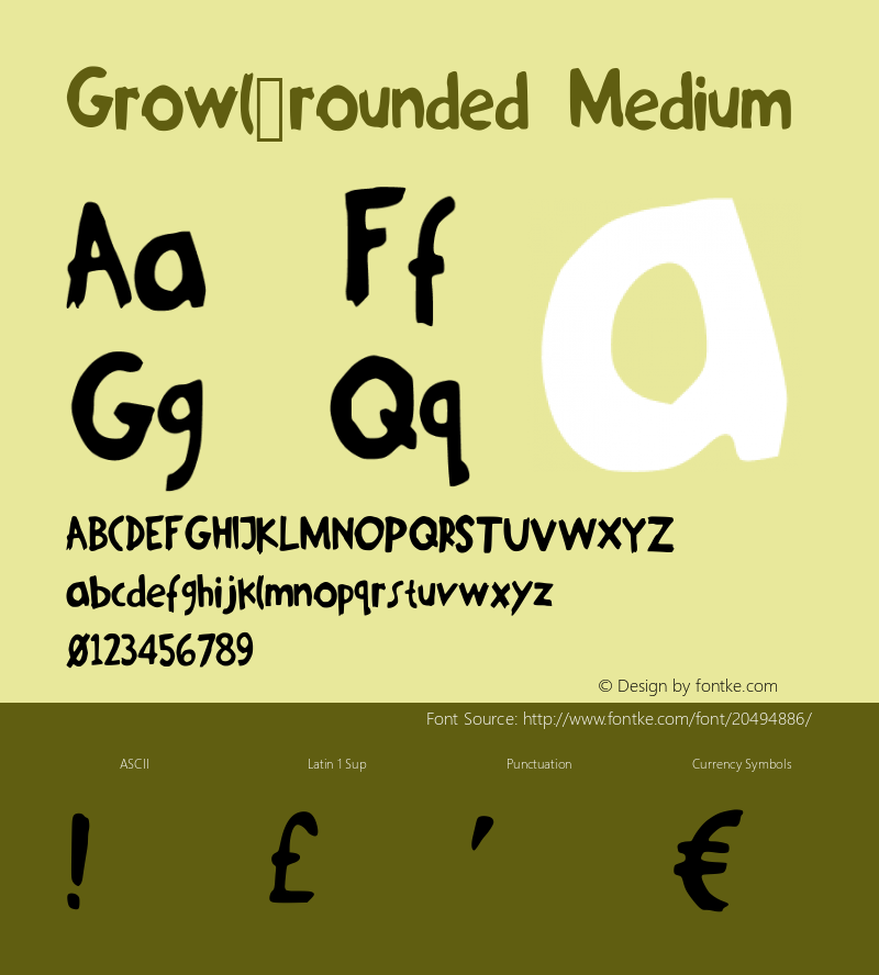 Growl_rounded Version 001.000图片样张