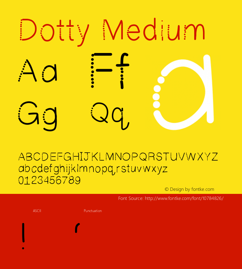 Dotty Medium Version 001.000图片样张