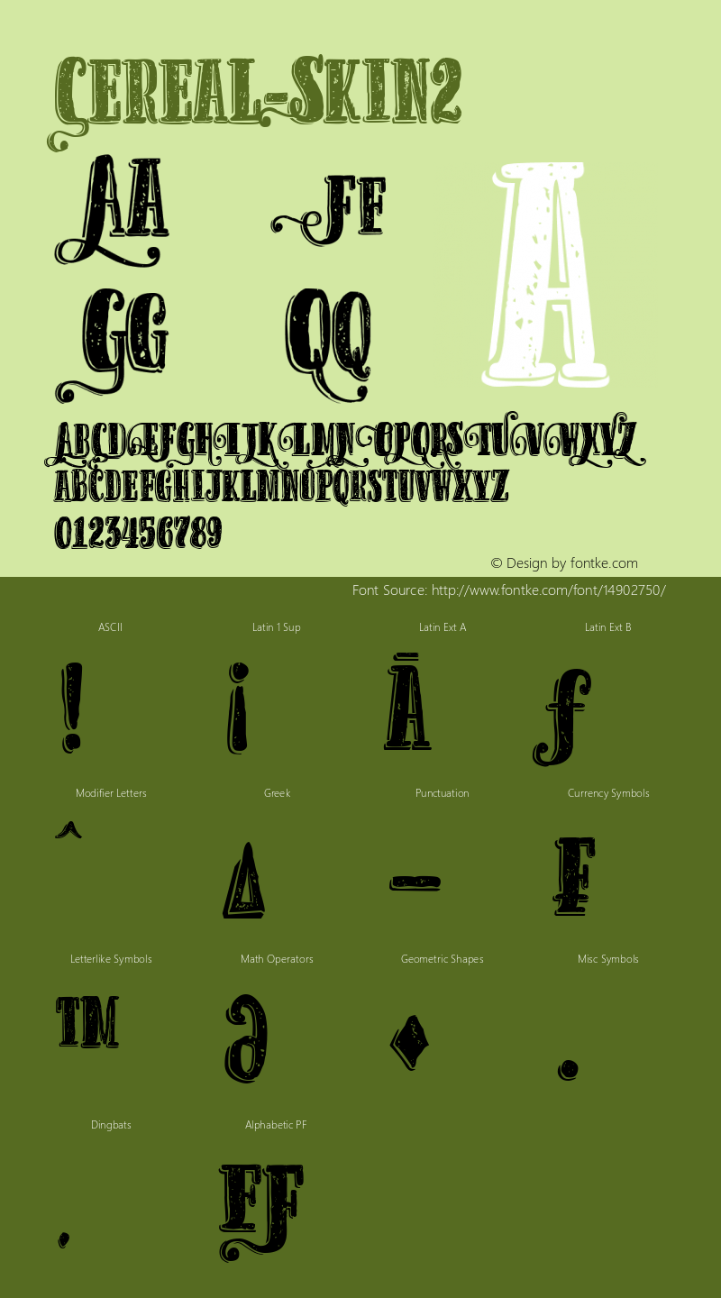 Cereal-Skin2 ☞ 1.000;com.myfonts.easy.andinistas.cereal.skin-2.wfkit2.version.4kCX图片样张