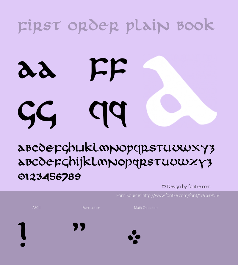 First Order Plain Book Version 2图片样张