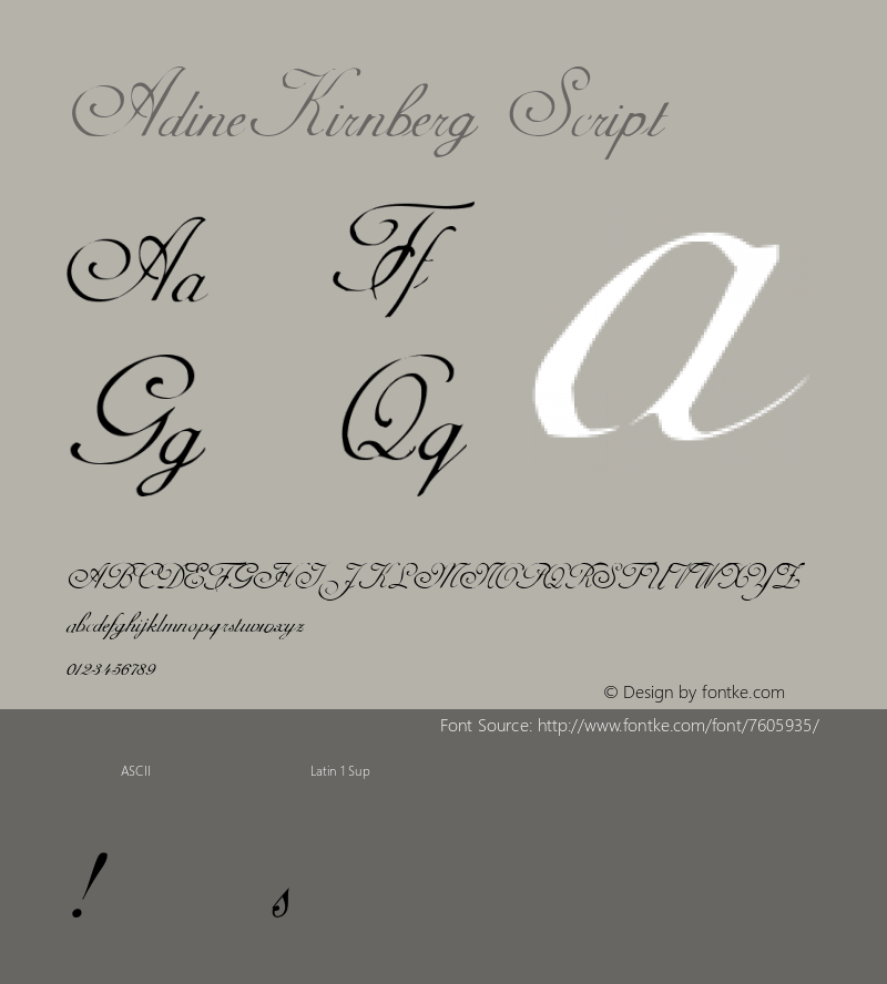 AdineKirnberg Script 001.000图片样张