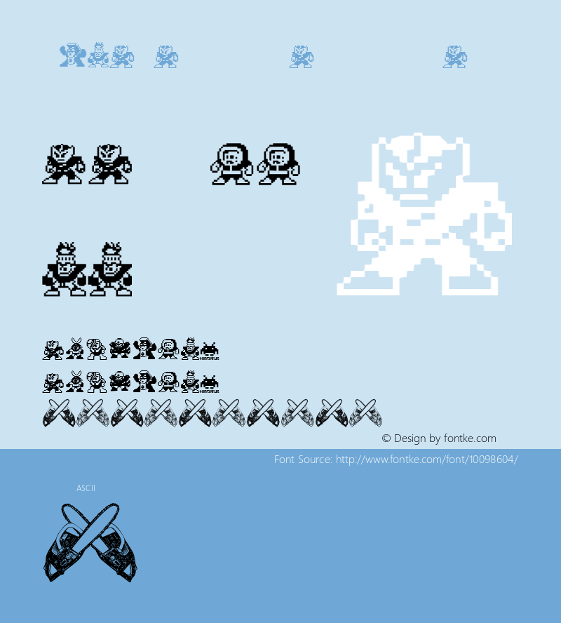 MegaMan.Villanz Villanz v2 ((xero harrison - http://fontvir.us))图片样张