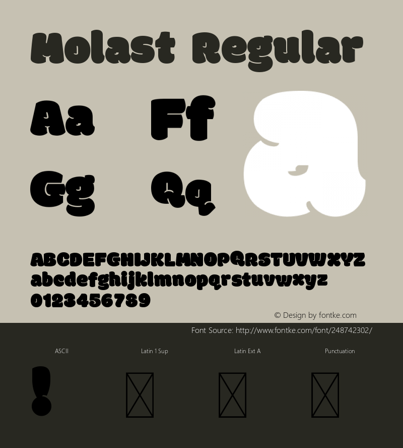 Molast Version 1.003;Fontself Maker 3.5.8图片样张