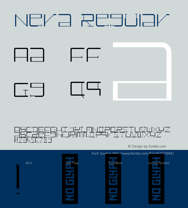 Nera Regular Version 1.000;hotconv 1.0.109;makeotfexe 2.5.65596图片样张