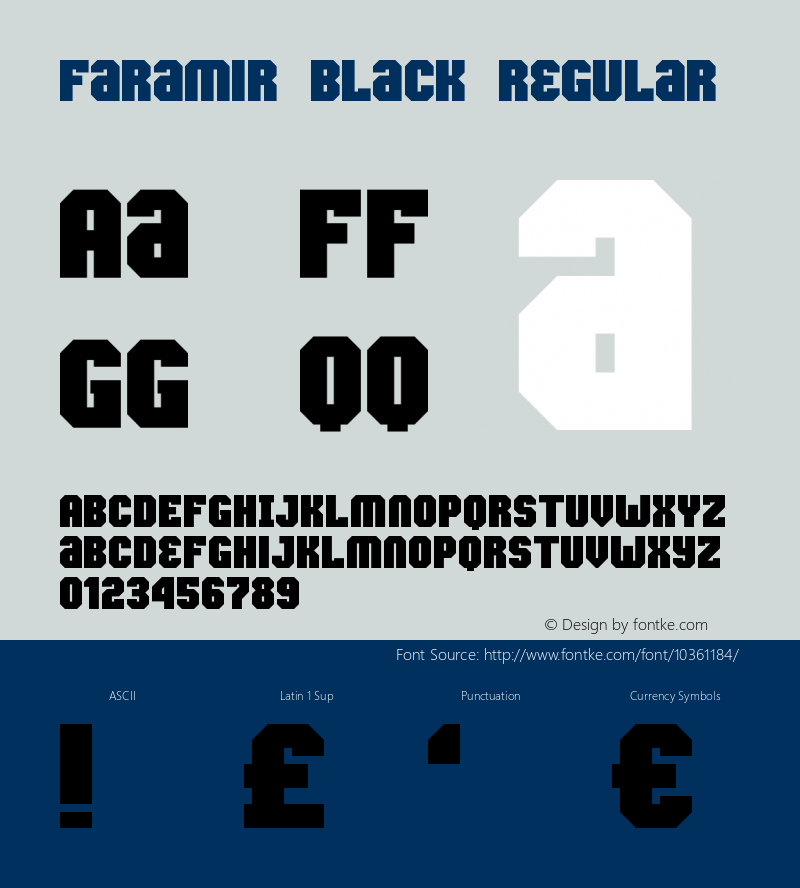 Faramir Black Regular Version 1.0图片样张