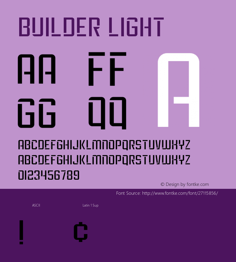 Builder Light Version 1.002;Fontself Maker 2.1.2图片样张