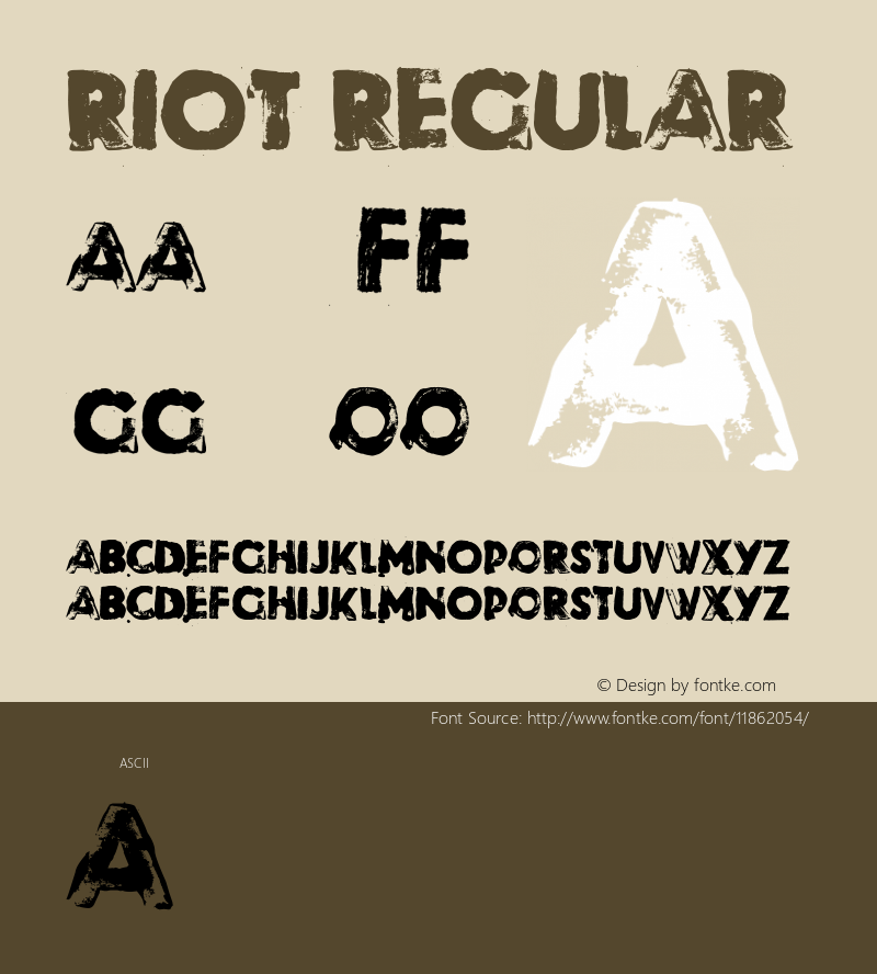 Riot Regular Version 1.000图片样张