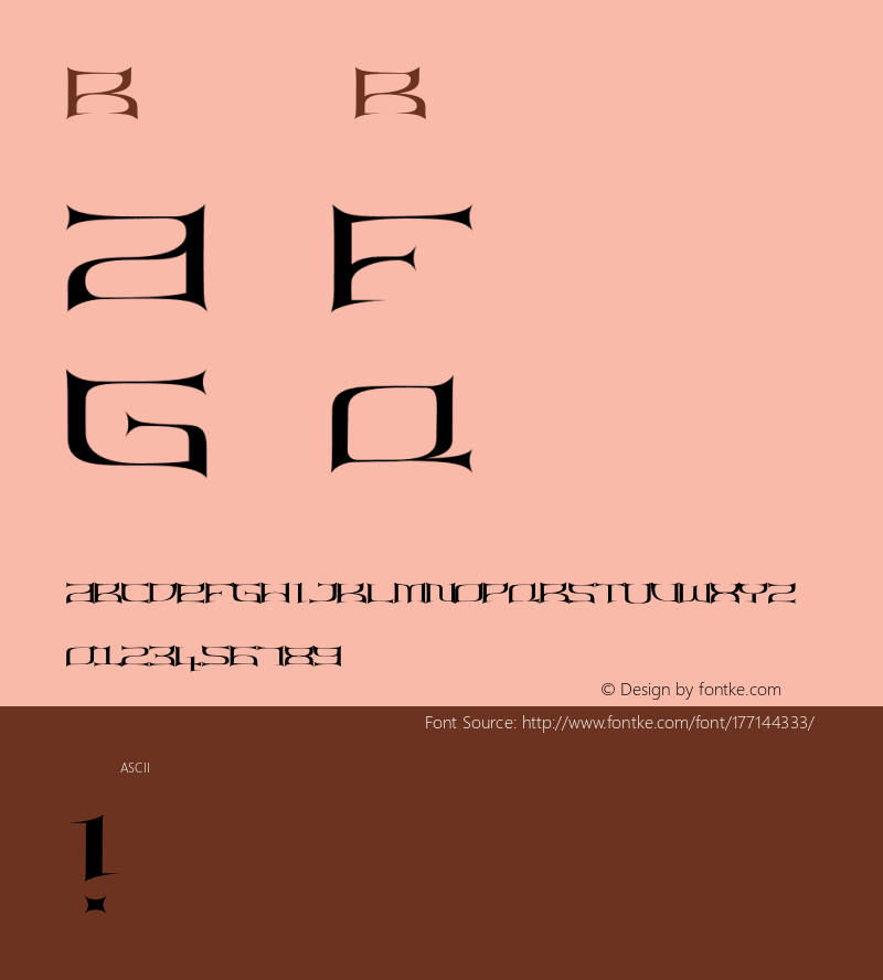 Ragar-Regular Version 1.000;PS 001.000;hotconv 1.0.88;makeotf.lib2.5.64775图片样张