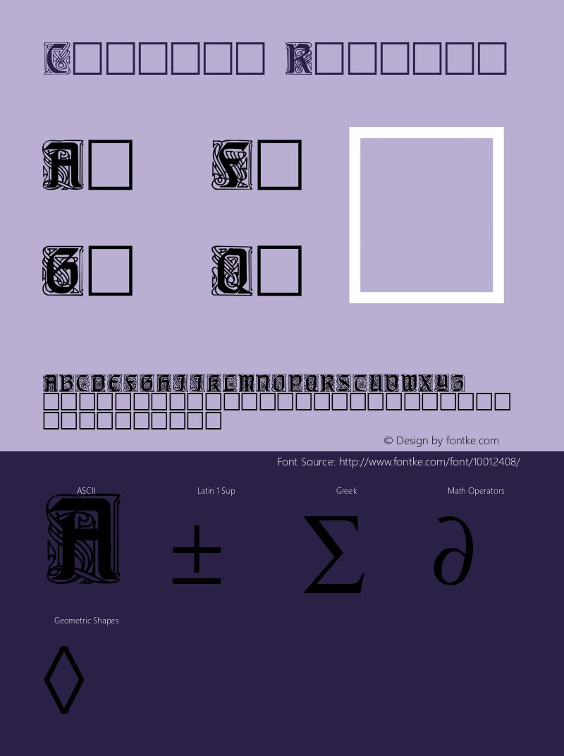 Carrick Regular Altsys Metamorphosis:3/6/92图片样张