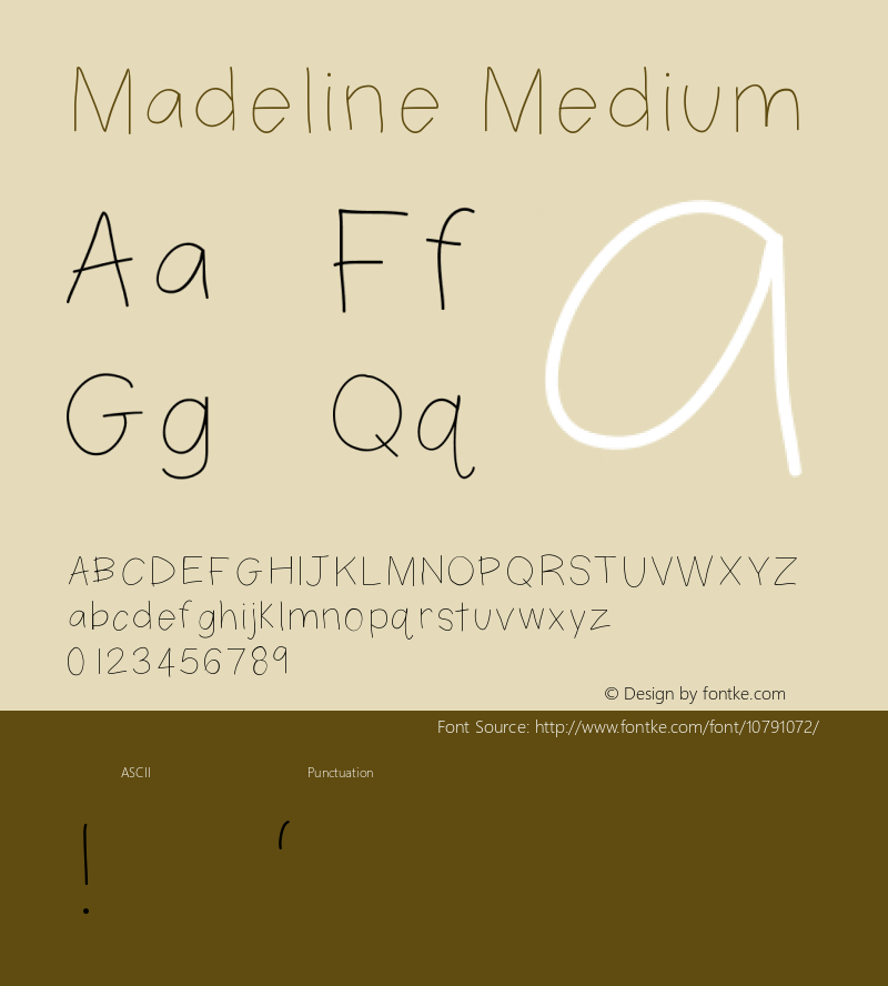 Madeline Medium Version 001.000图片样张