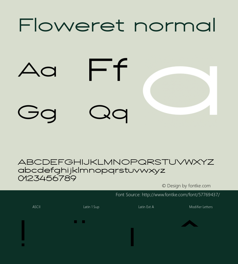 Floweret Version 1图片样张