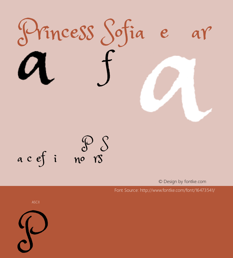 Princess Sofia Regular Version 1.000图片样张