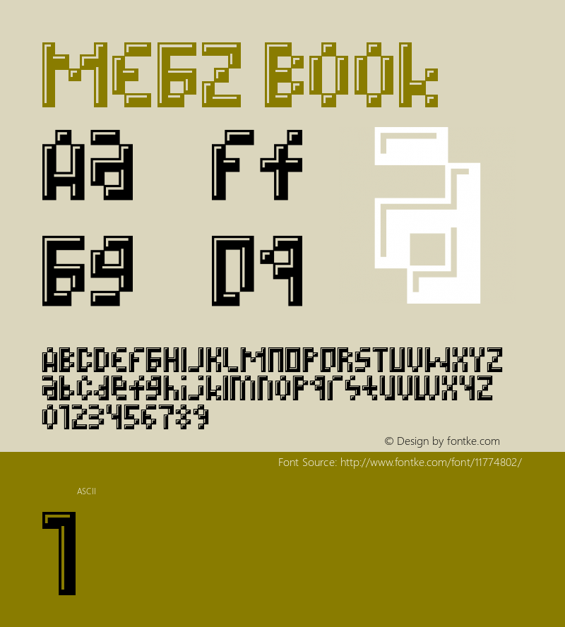 MEGZ Book Version Macromedia Fontograp图片样张