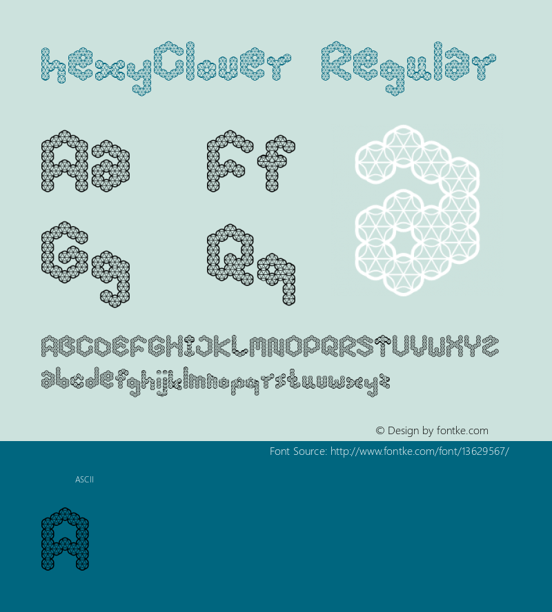 hexyClover Regular 1.000图片样张