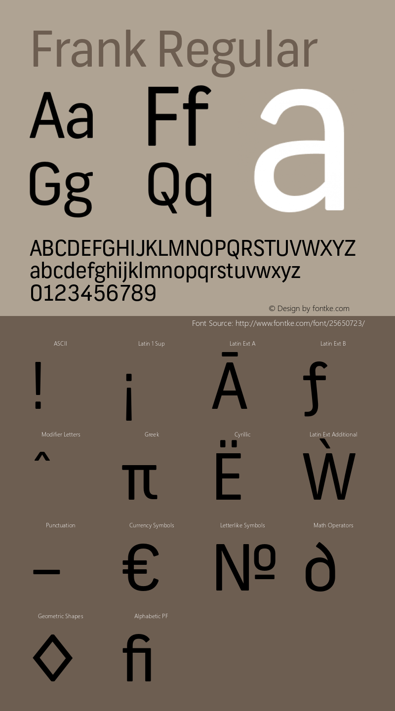 Frank-Regular Version 001.000;com.myfonts.newlyn.frank.regular.wfkit2.3BpG图片样张