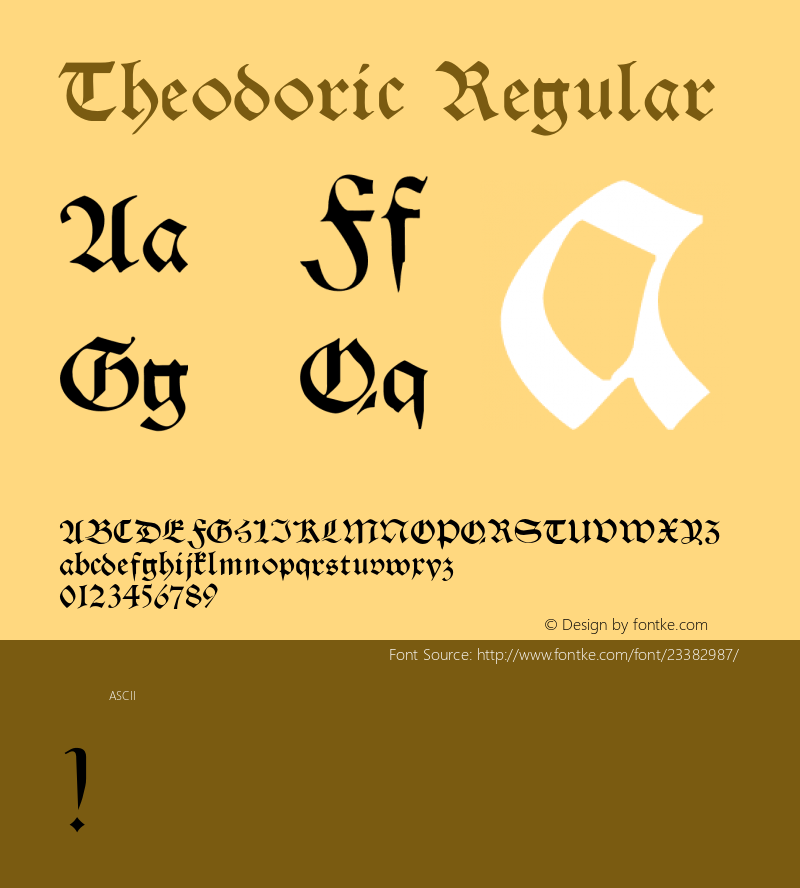 Theodoric 001.000图片样张