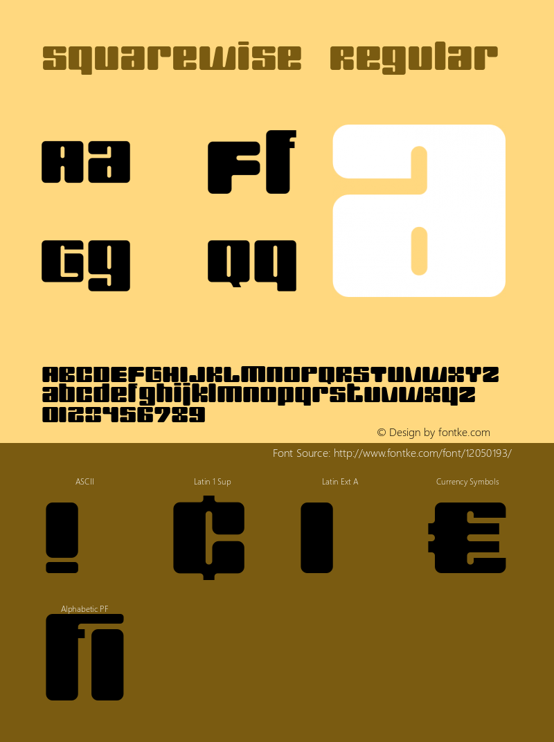 SquareWise Regular Version 1.1图片样张