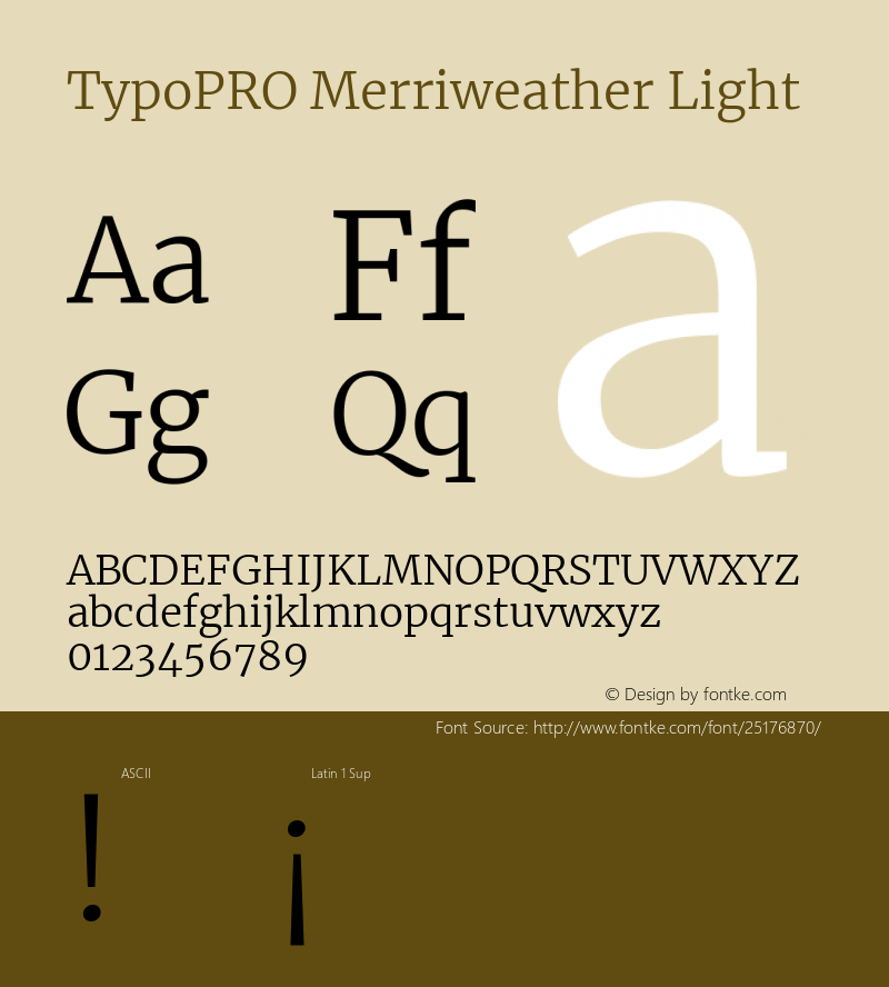 TypoPRO Merriweather Light Version 2.002图片样张