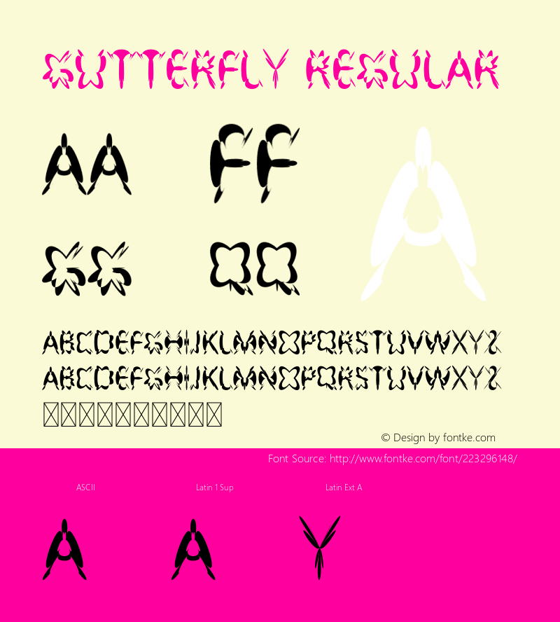 Gutterfly Version 1.002;Fontself Maker 3.5.1图片样张