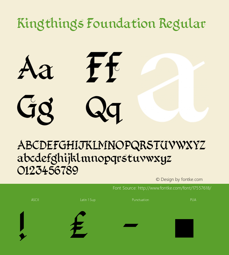 Kingthings Foundation Regular 1.1图片样张