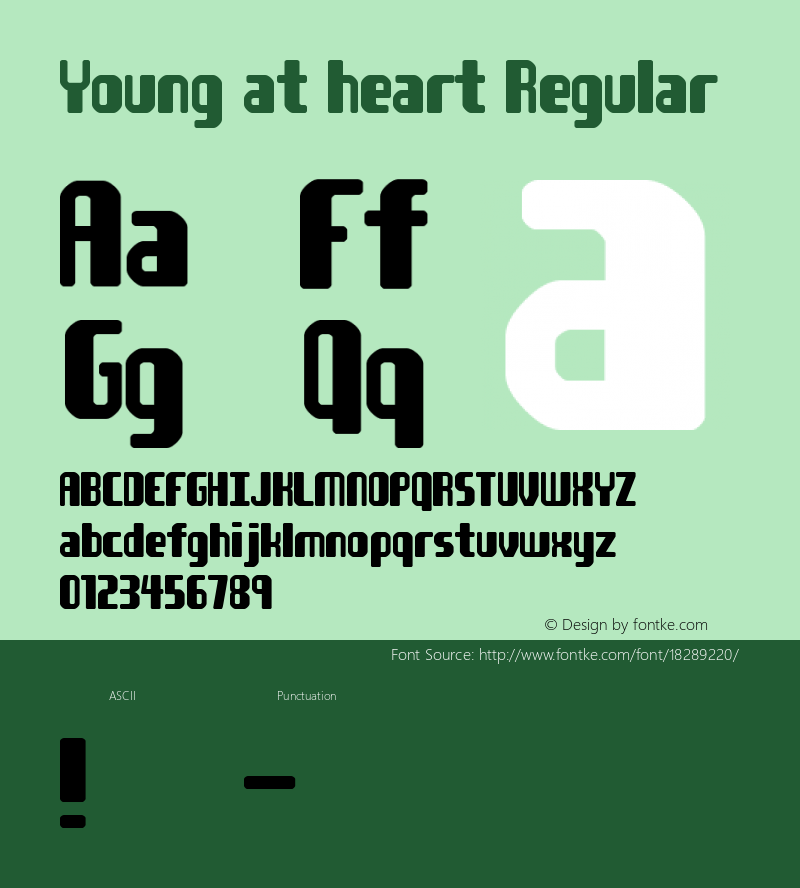 Young at heart Regular 2图片样张