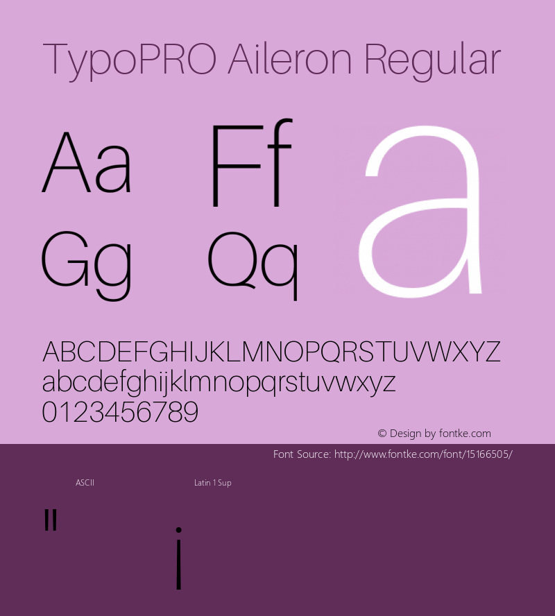 TypoPRO Aileron Regular Version 1.000;PS 001.000;hotconv 1.0.70;makeotf.lib2.5.58329图片样张