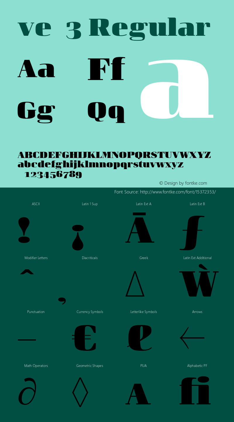 ve  3 Regular Version 1.001;PS 001.001;hotconv 1.0.70;makeotf.lib2.5.58329;com.myfonts.easy.arne-freytag.curve.ultra-bold.wfkit2.version.4pzL图片样张