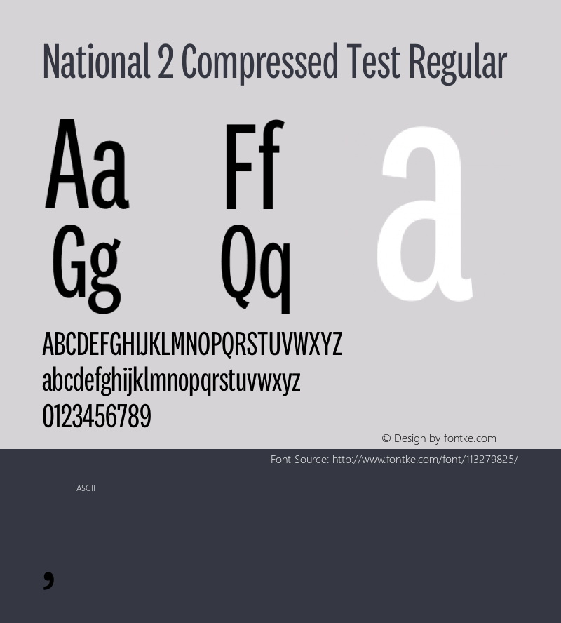 National2Comp-RegularTest Version 1.004;hotconv 1.0.116;makeotfexe 2.5.65601;0图片样张