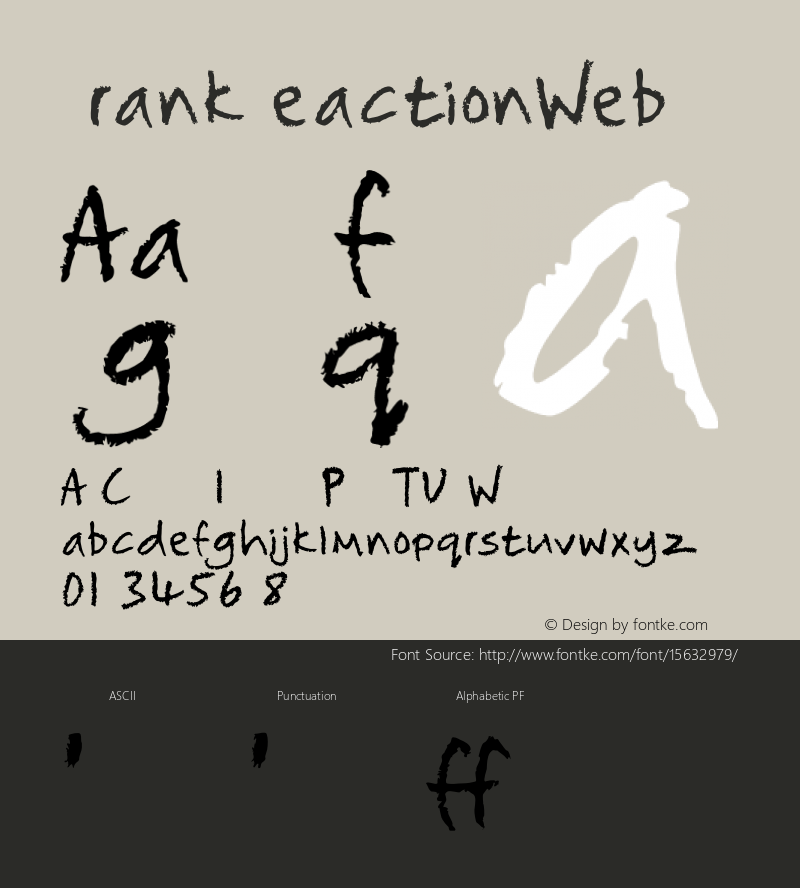 FrankReactionWeb ☞ Version 1.000;com.myfonts.easy.will-stewart.frank-reaction.web.wfkit2.version.3XoN图片样张