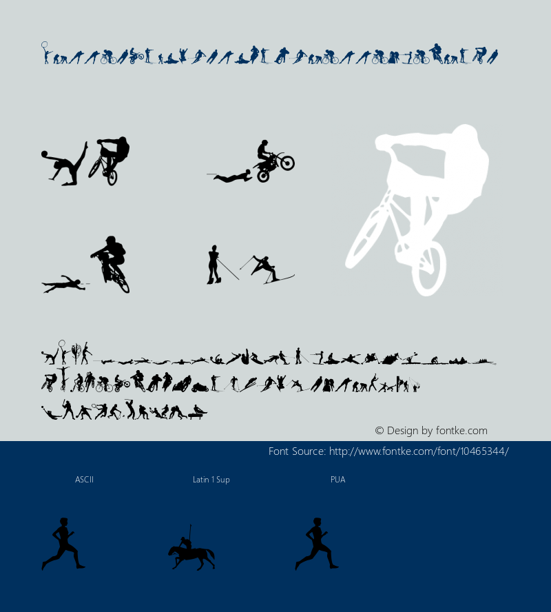 Butterfly Sport Silhouettes Regular Version 1.00 February 4, 2009, initial release图片样张