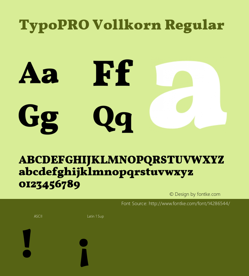 TypoPRO Vollkorn Regular Version 2.001图片样张