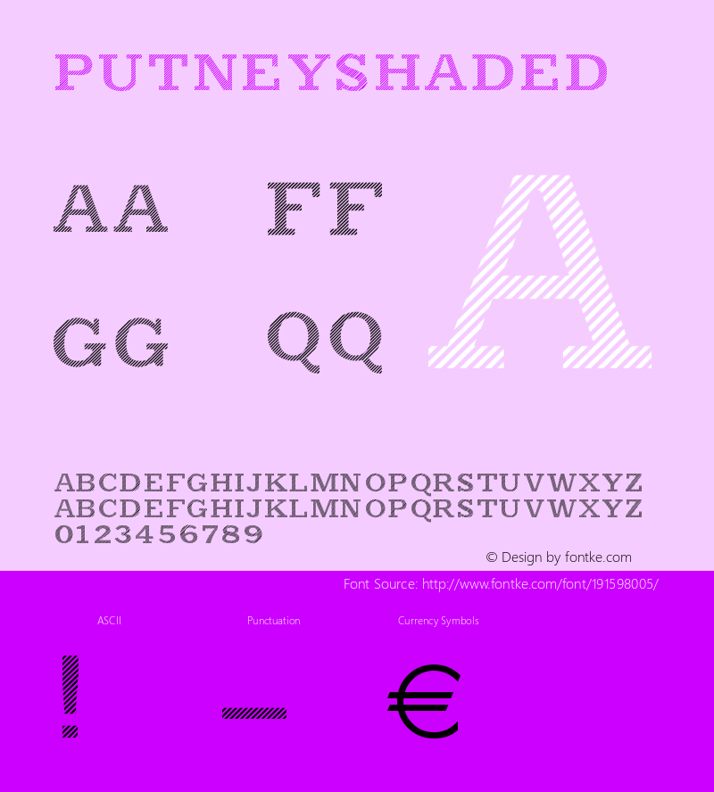 ☞PutneyShaded 001.000; ttfautohint (v1.5);com.myfonts.easy.aboutype.putney.shaded.wfkit2.version.2XrS图片样张