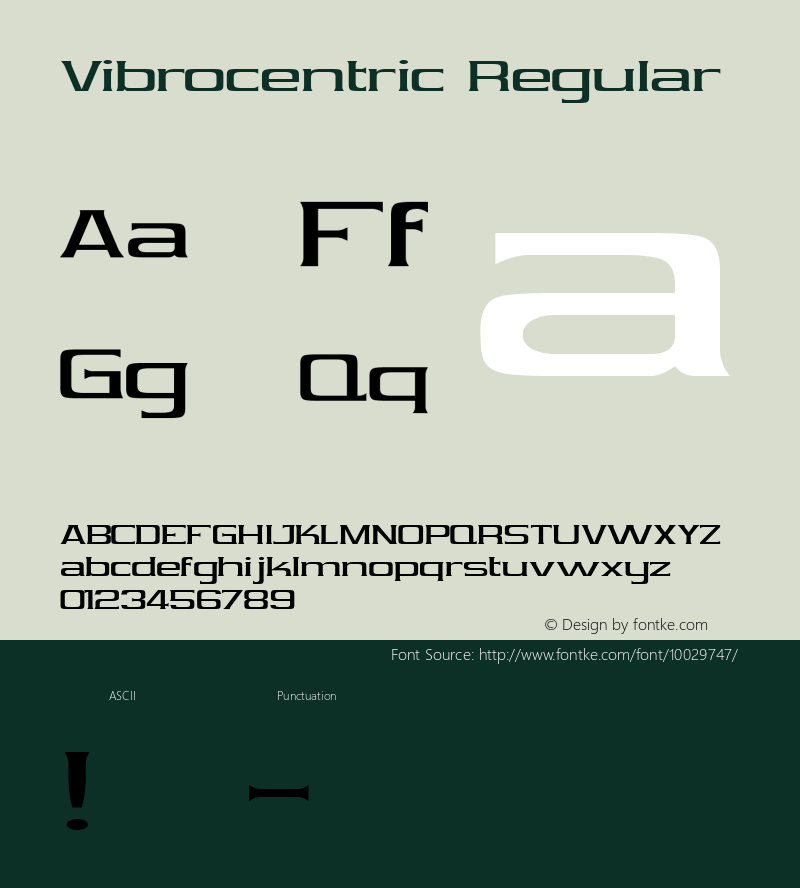 Vibrocentric Regular Version 1.10图片样张