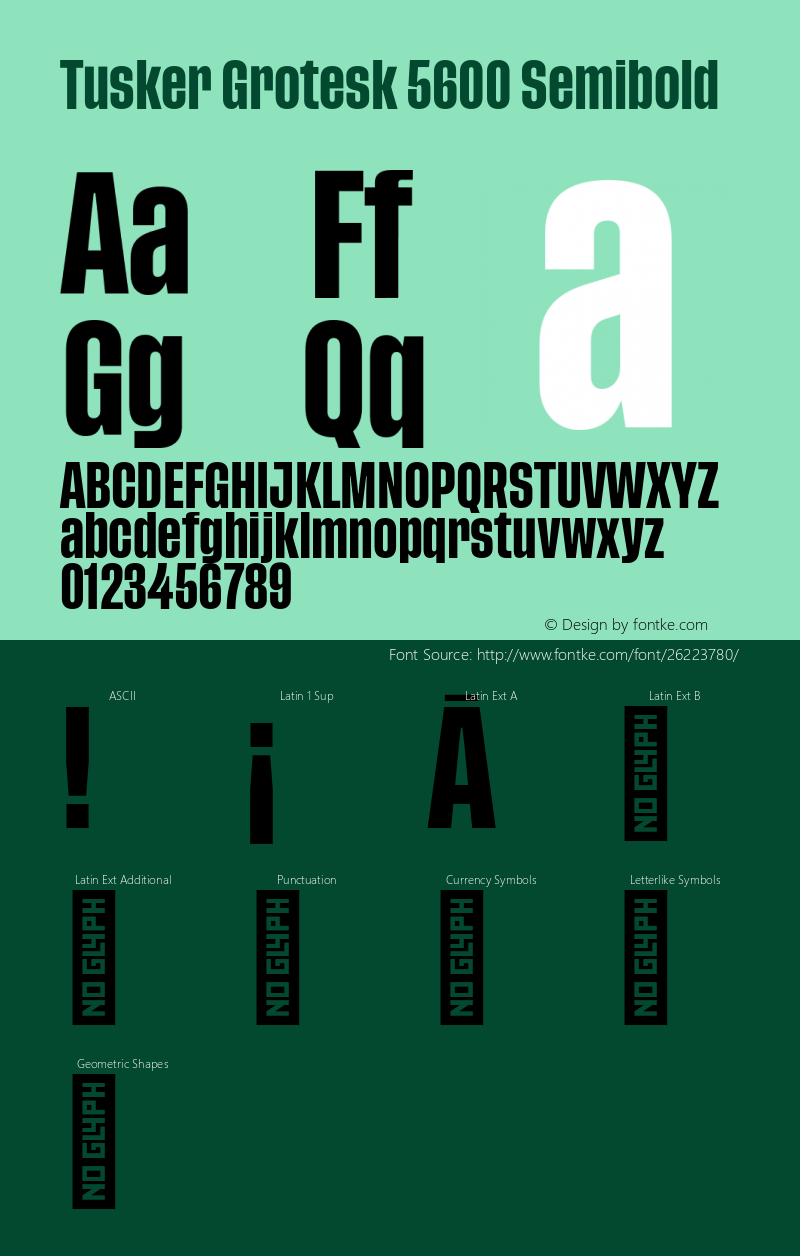 TuskerGrotesk-5600Semibold Version 1.000;PS 001.000;hotconv 1.0.88;makeotf.lib2.5.64775图片样张