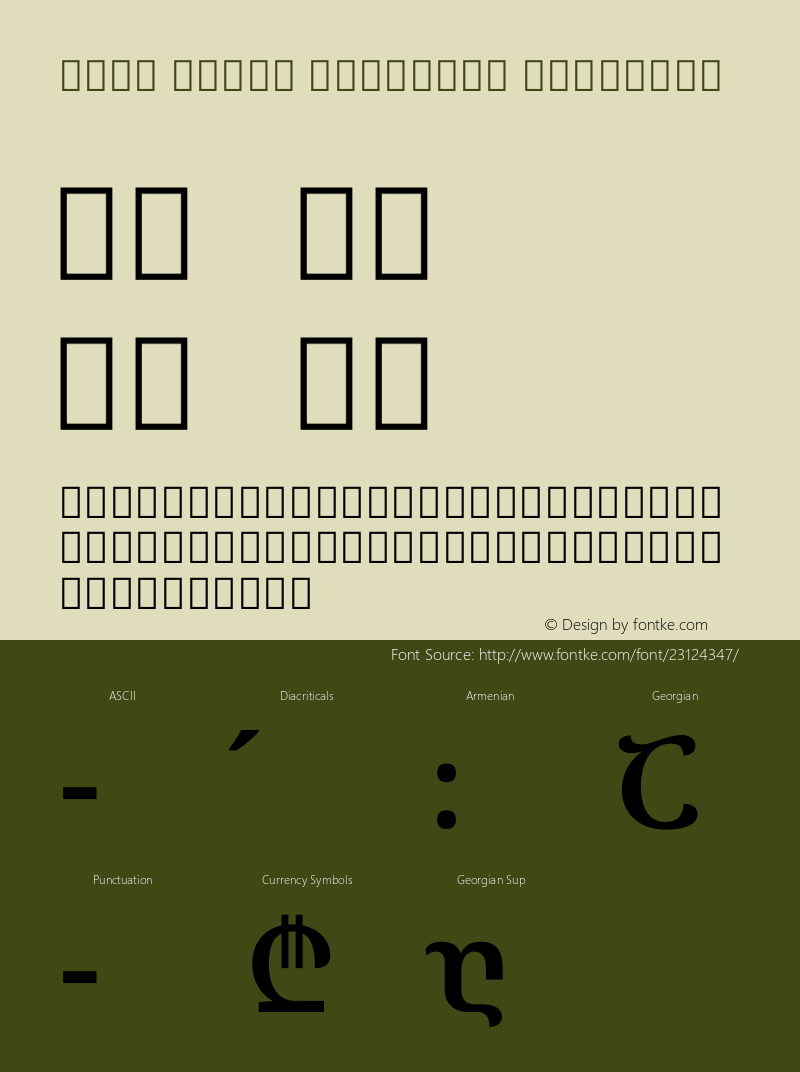 Noto Serif Georgian Semi Version 1.902图片样张