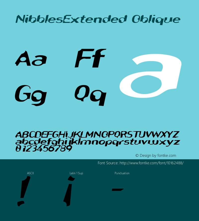 NibblesExtended Oblique Rev. 003.000图片样张