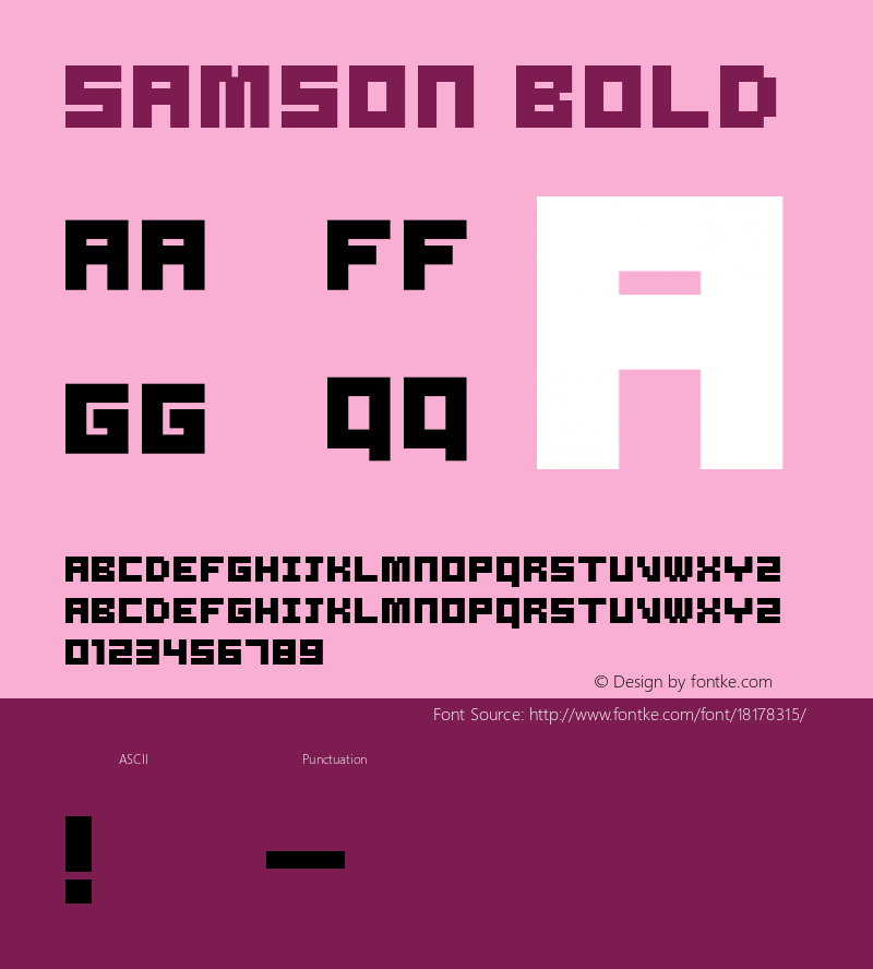 Samson Bold Version 2.00图片样张