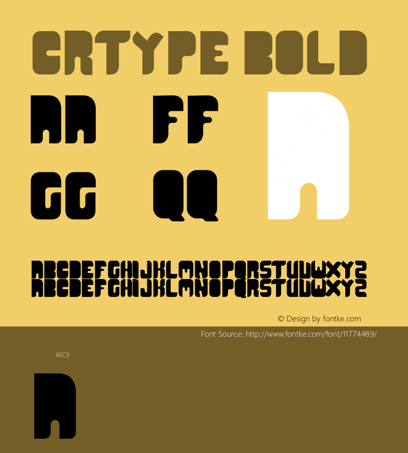 CR21TYPE Bold Version 1.000图片样张