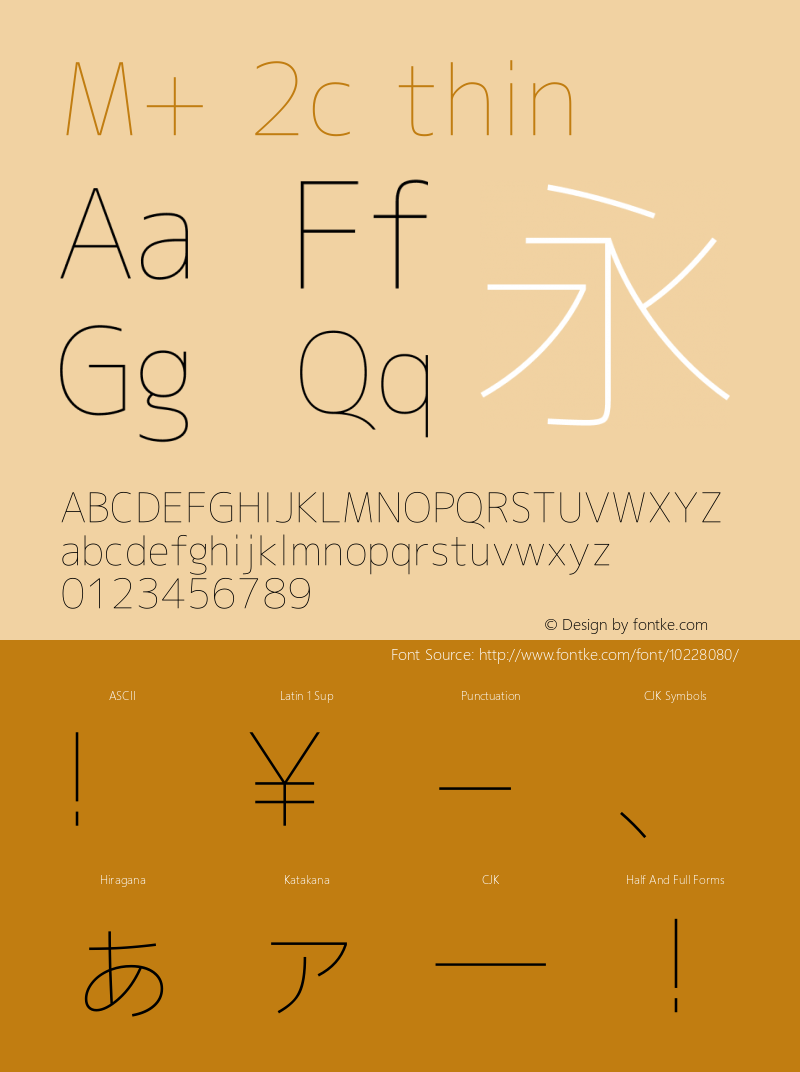 M+ 2c thin Version 1.012图片样张