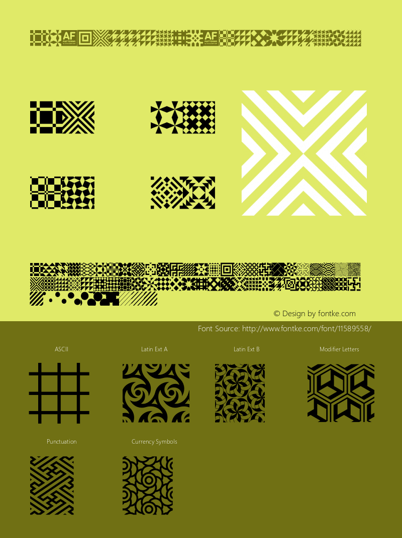 AF Patterns Geometric 001.001图片样张