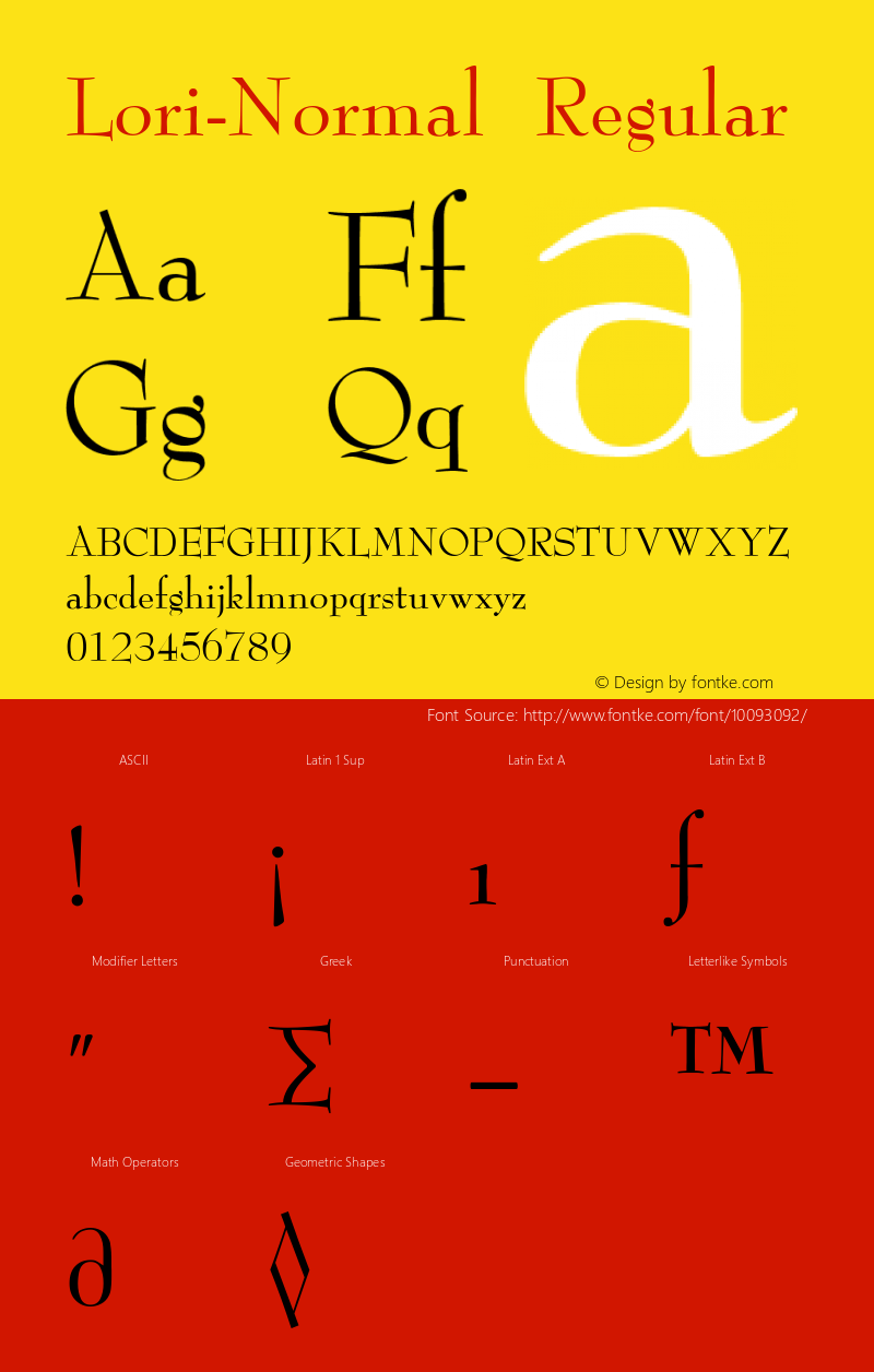 Lori-Normal Regular Unknown图片样张