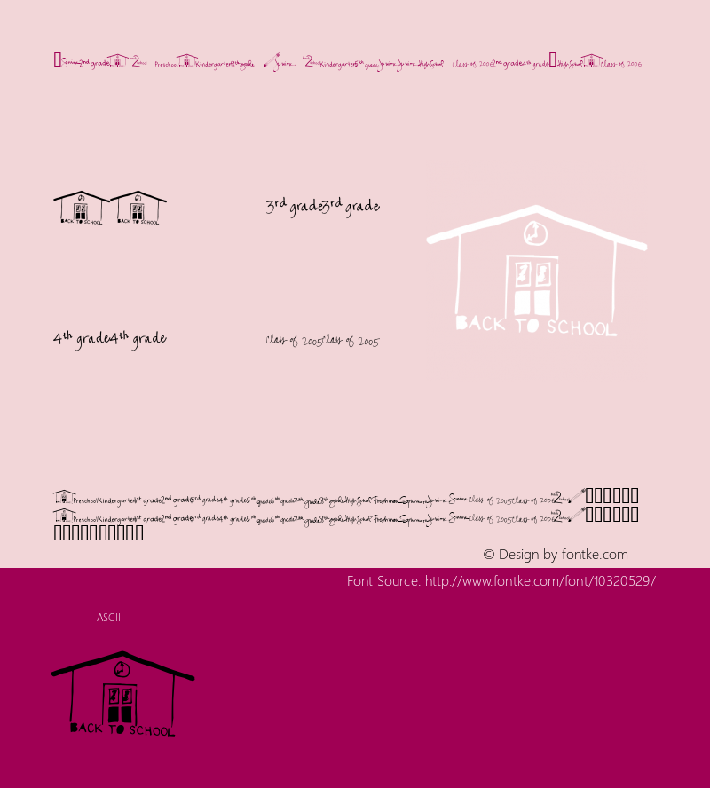 2Peas Back to School Regular Macromedia Fontographer 4.1 9/29/2005图片样张