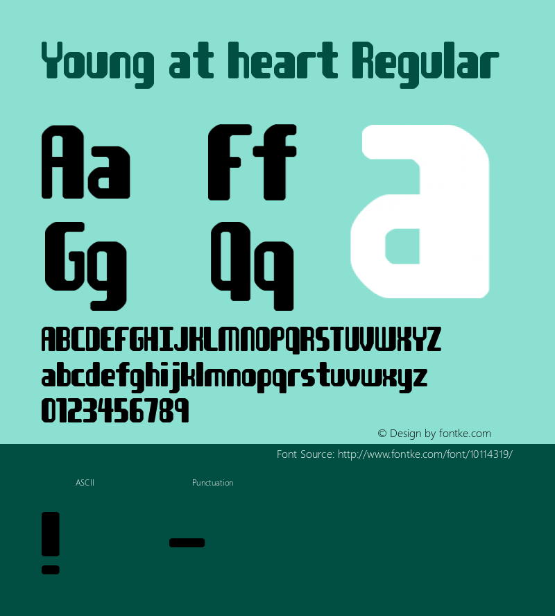 Young at heart Regular 2图片样张