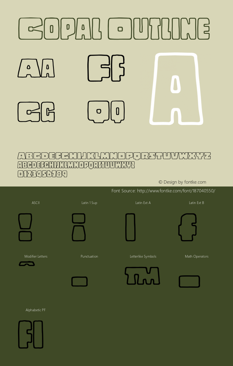 Copal Outline 001.000图片样张