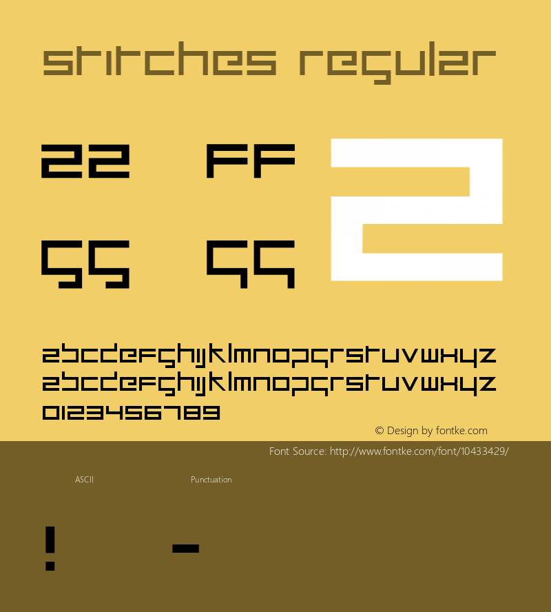 stitches Regular v1.79 r2图片样张