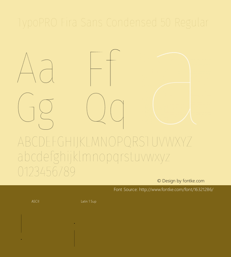 TypoPRO Fira Sans Condensed 50 Regular Version 4.202;PS 004.202;hotconv 1.0.88;makeotf.lib2.5.64775图片样张