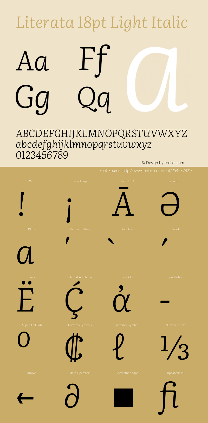 Literata 18pt Light Italic Version 3.103;gftools[0.9.29]图片样张